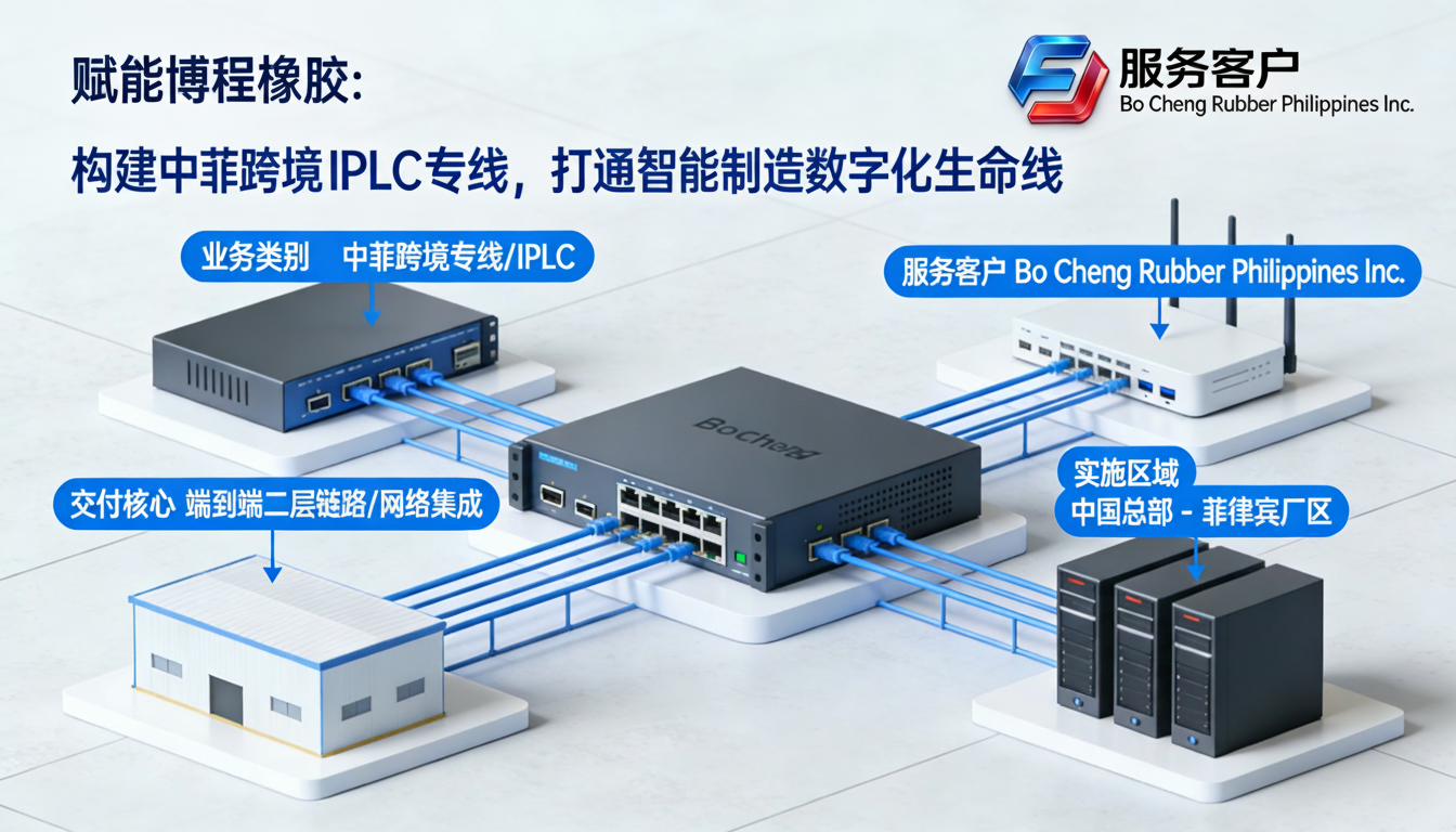 中菲跨境专线架构图